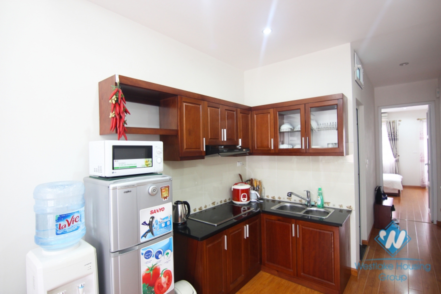 One bedroom apartment for rent in Lieu Giai st, Ba Dinh district 